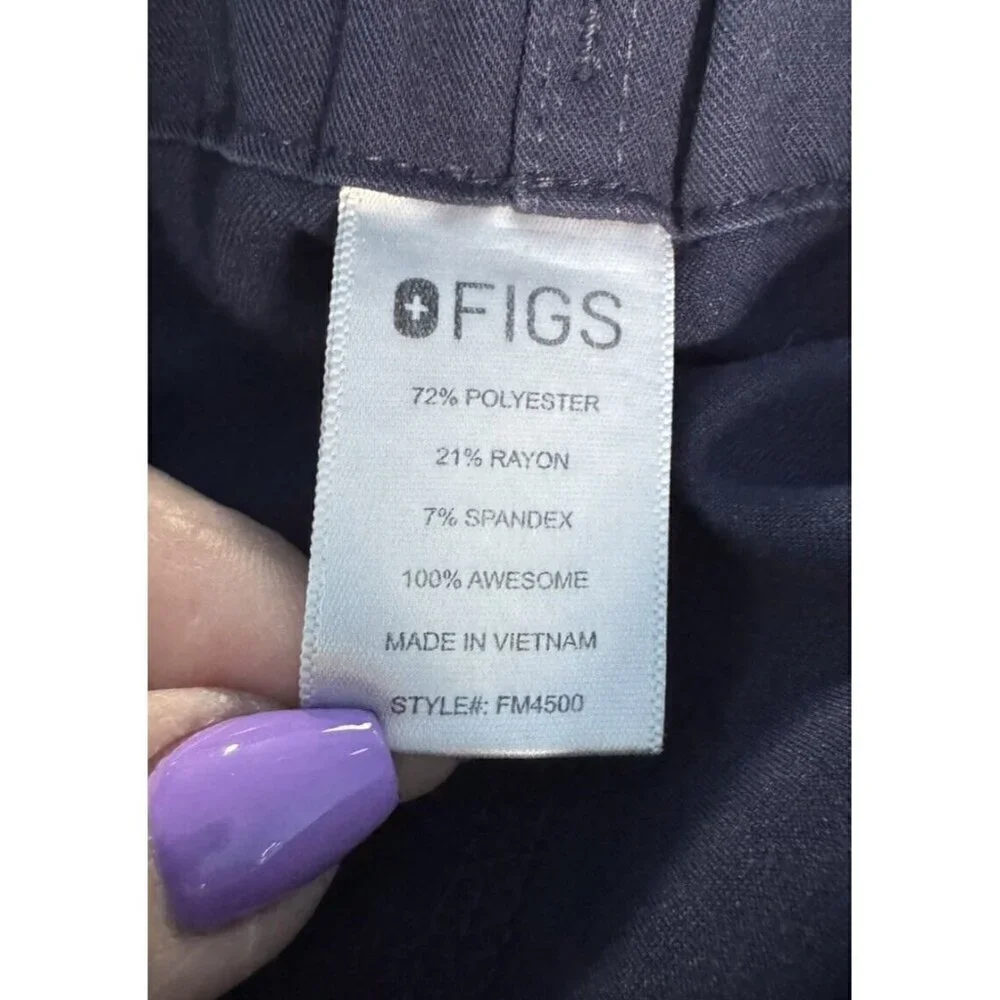 FIGS Pisco Technical Collection Blue Scrub Pants Men's Sz Large
